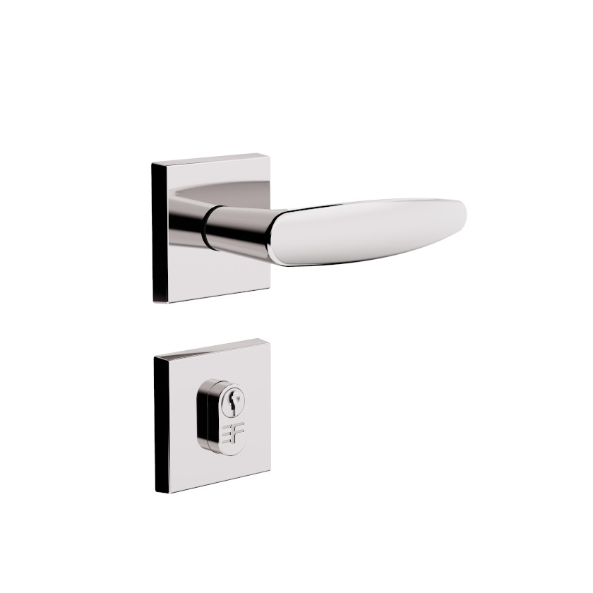 Produtos 3F - Roseta Quadrada Zamac - FechadurasPortas de