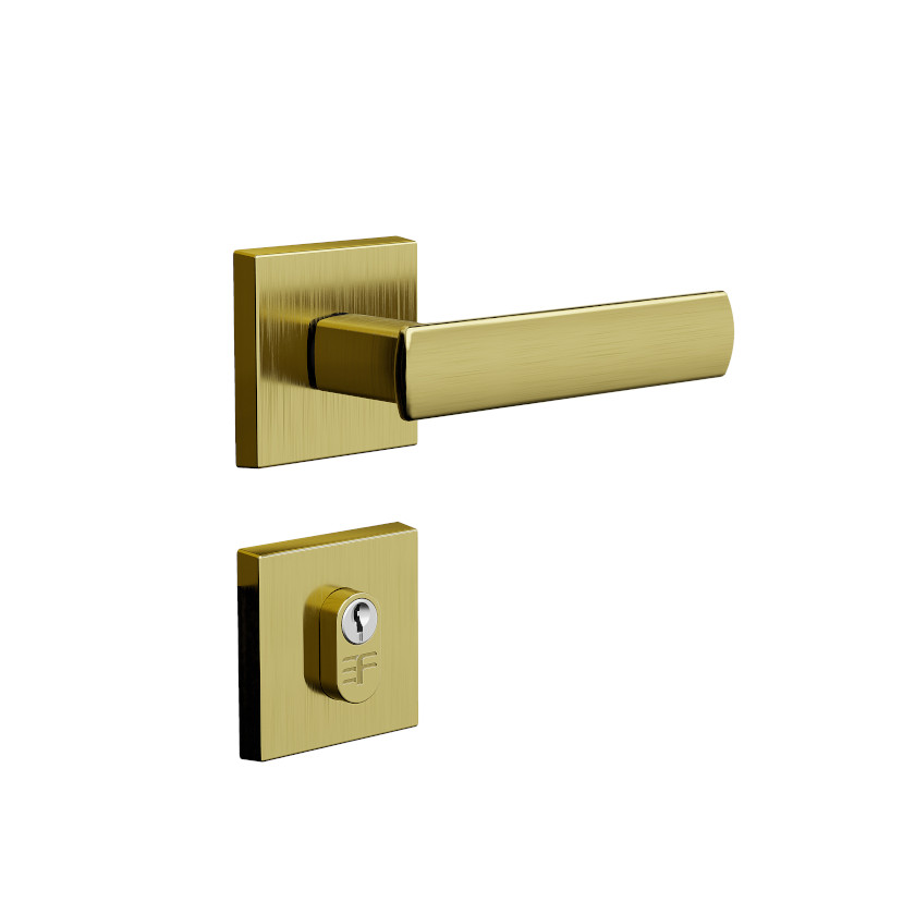 Produtos 3F - Roseta Quadrada Zamac - FechadurasPortas de