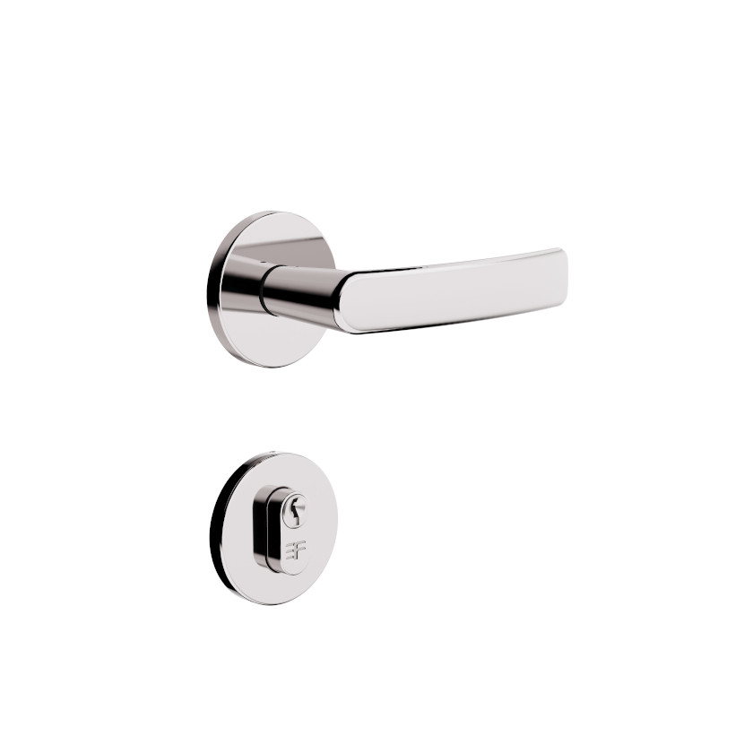 Produtos 3F - Roseta Redonda Inox - FechadurasPortas de
